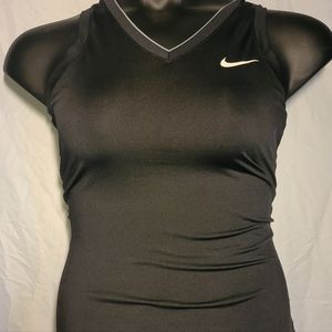 Nike Pro tshirt v-neck.  Black. Size Small